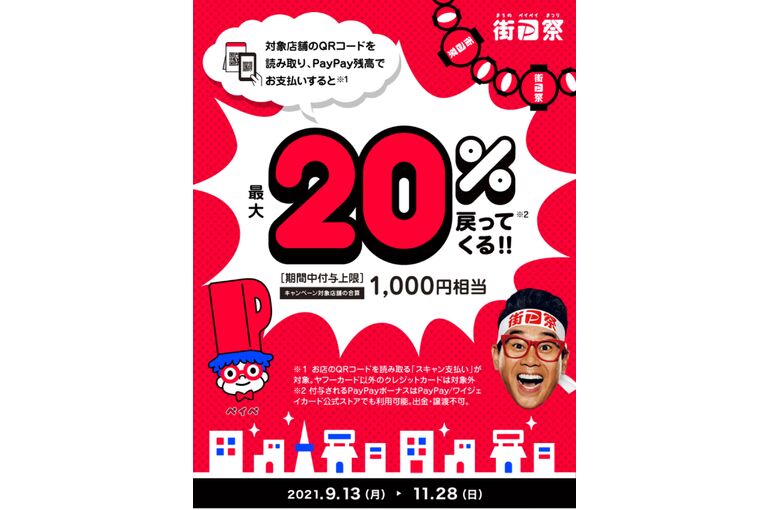 PayPay20％還元キャンペーン